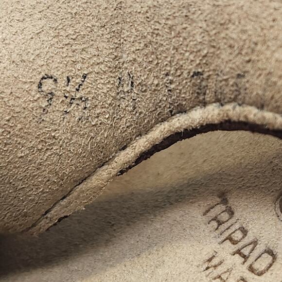 SAS Sanibel Bronze Metallic Leather Toe Post Slide Sandal Size 9.5M Comfort - Picture 6 of 9